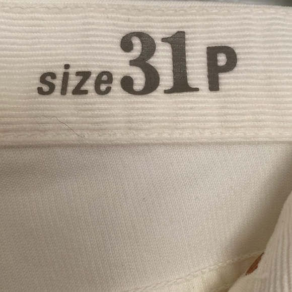 J Crew REID Corduroy Cigarette Pants Ivory Size 31 P - Picture 9 of 12